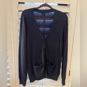 Jcrew cardigan - navy color - size small